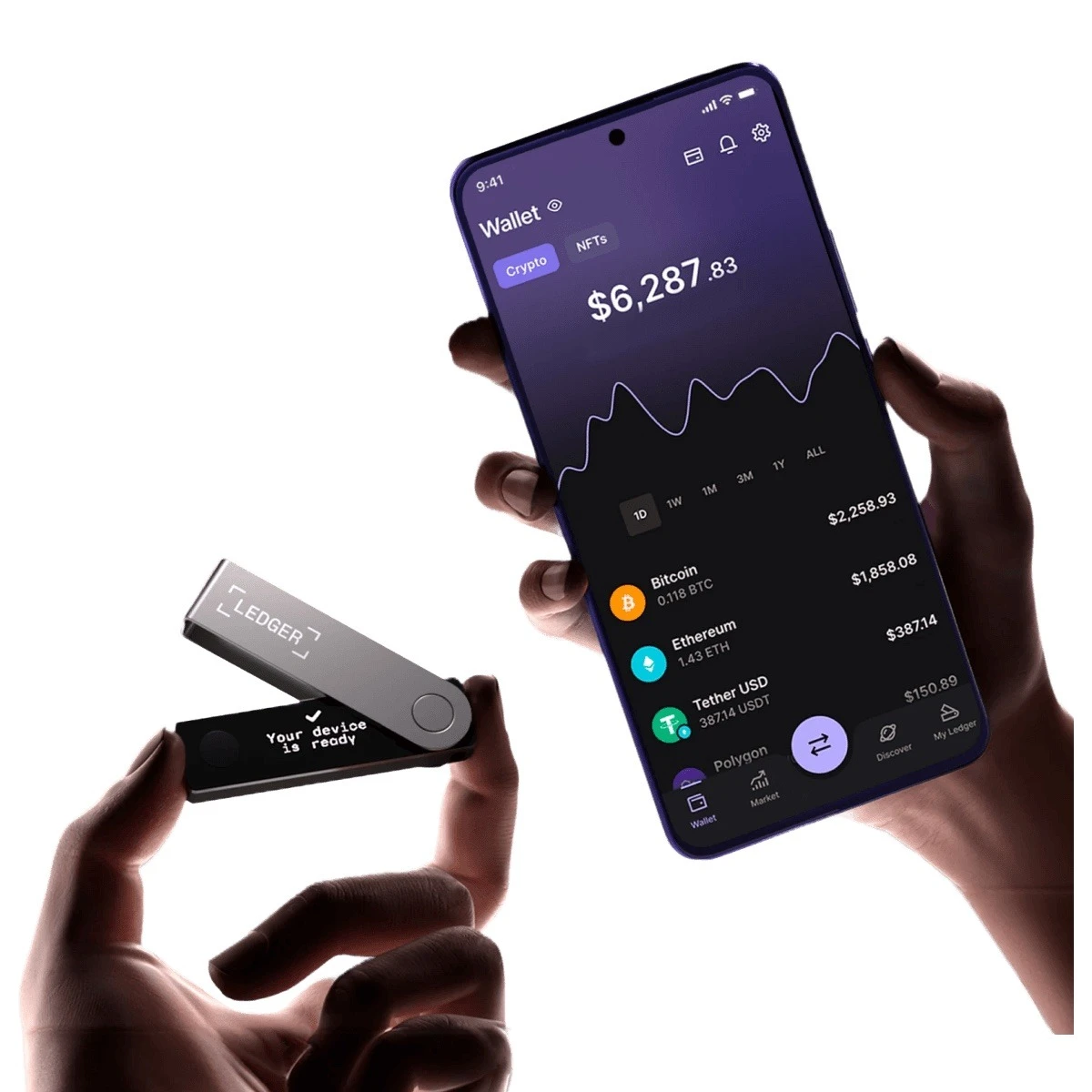 Ledger Live应用程序界面展示